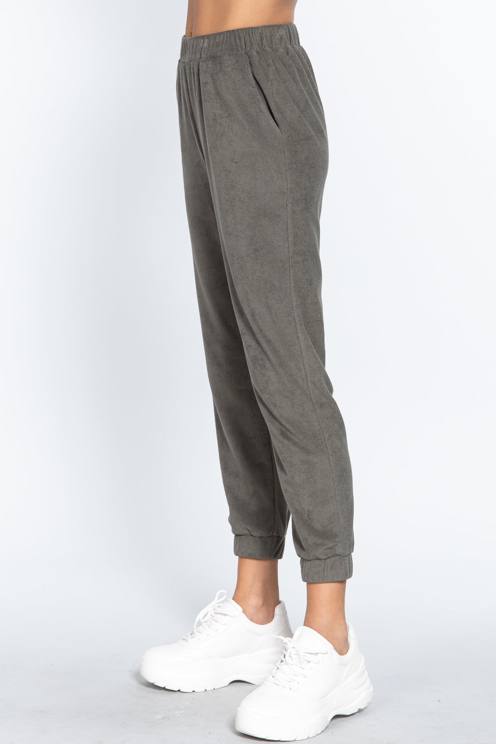 Dragonfly Lane Boutique Terry Towelling Long Jogger Pants