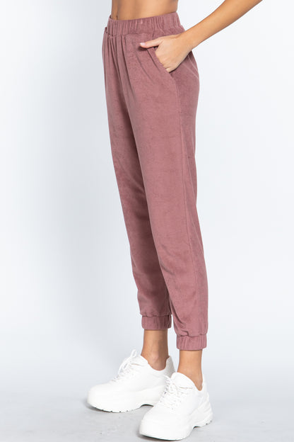 Dragonfly Lane Boutique Terry Towelling Long Jogger Pants