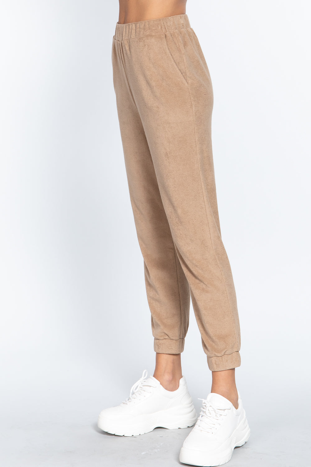 Dragonfly Lane Boutique Terry Towelling Long Jogger Pants