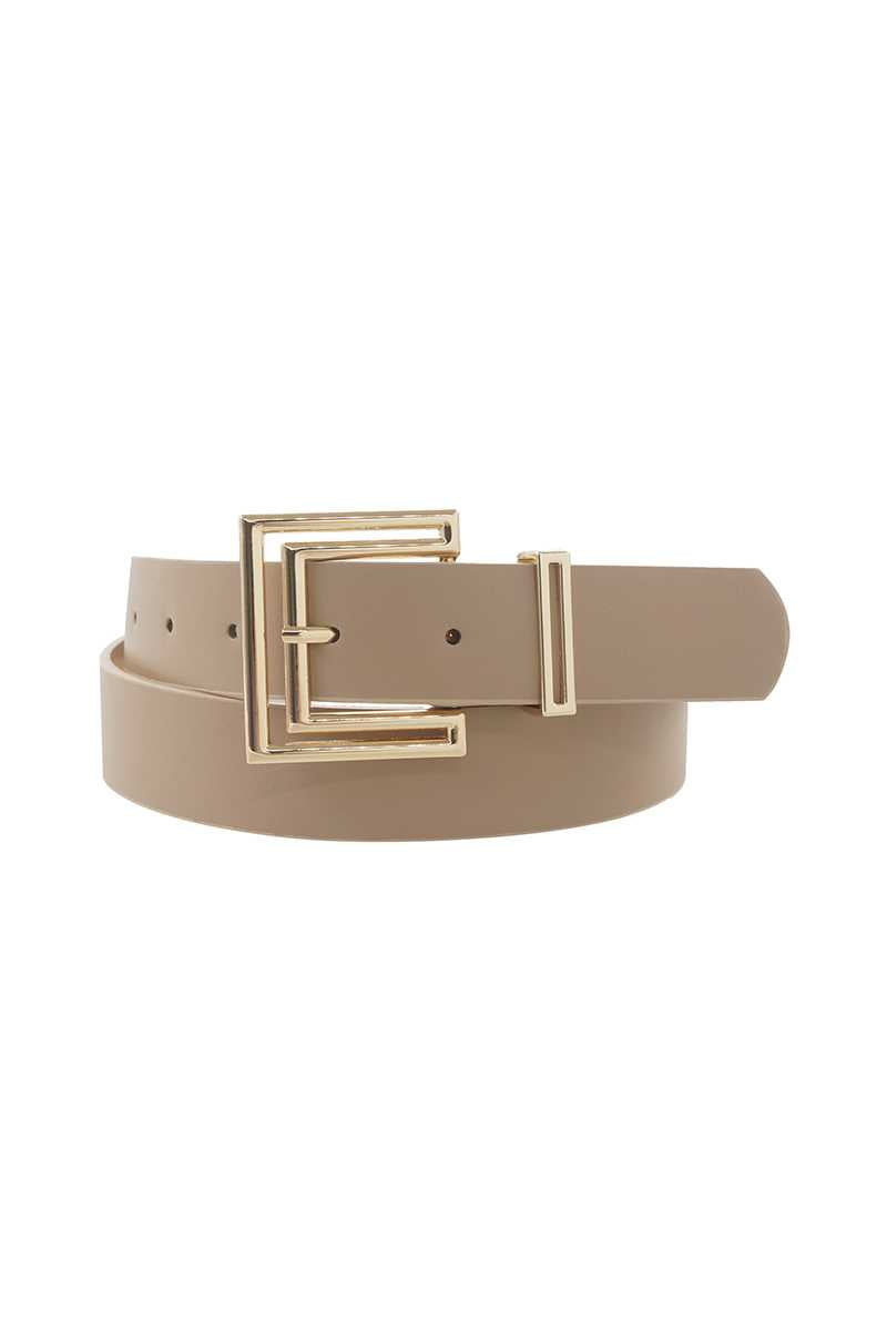 Dragonfly Lane Boutique Outline Cutout Square Buckle Belt