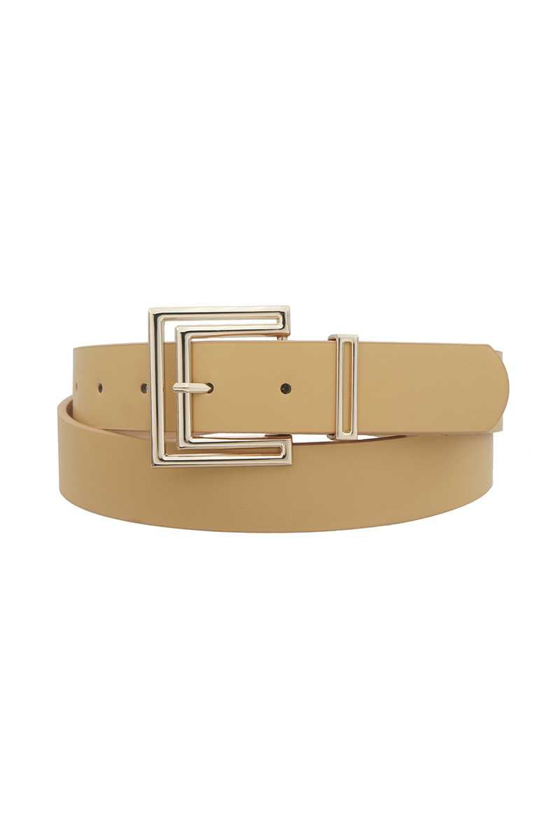 Dragonfly Lane Boutique Outline Cutout Square Buckle Belt