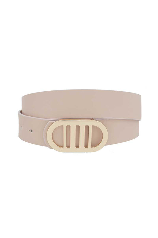 Dragonfly Lane Boutique Modern Gridded Oval Standard Belt