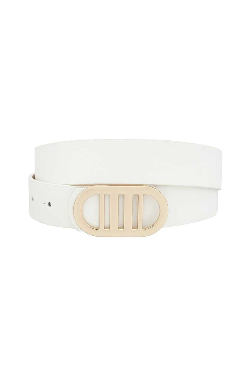 Dragonfly Lane Boutique Modern Gridded Oval Standard Belt