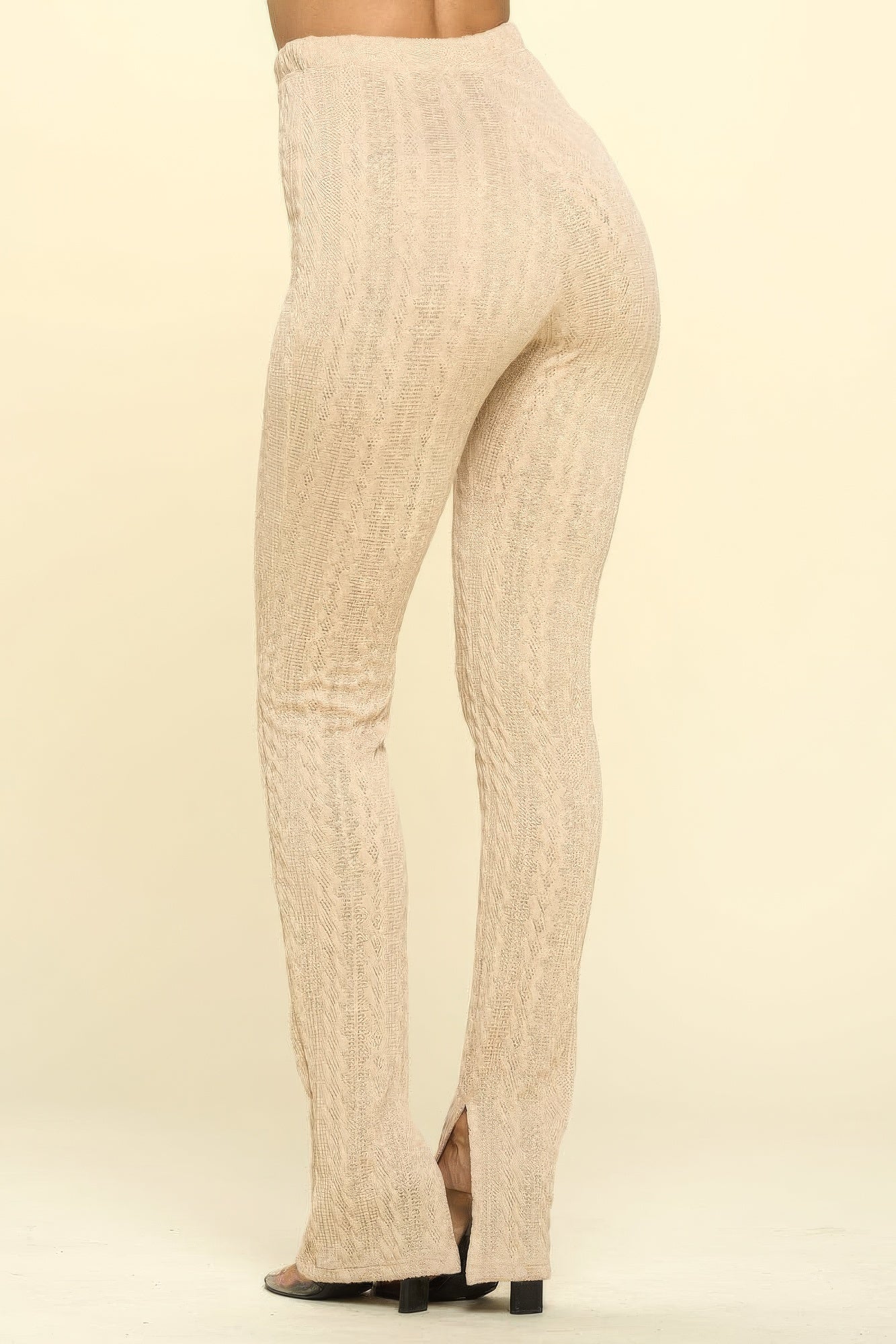 Knit High Rise Leggings