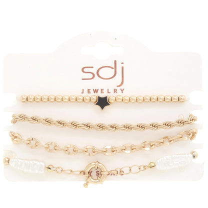 Sodajo Star Beaded Bracelet Set, handcrafted bracelets