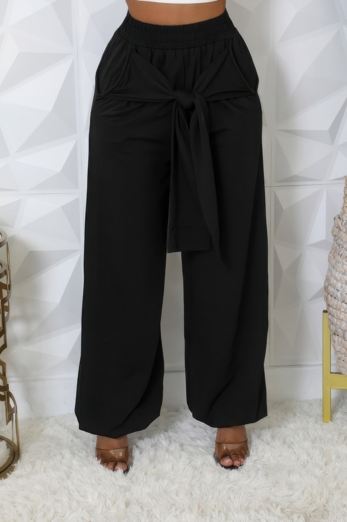 High-waisted Stretch Pants, designed for comfort and style