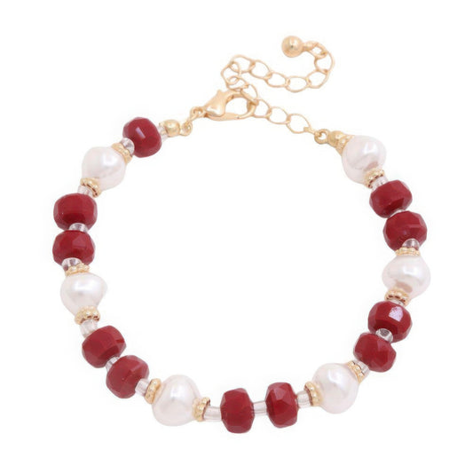 Pearl Beaded Metal Bracelet, the perfect choice