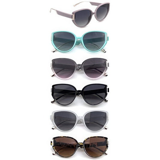 Round cat eye sunglasses, Square Fashion