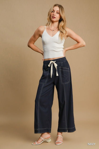 Wide Leg Pull on Pants, Comfort and a Sophisticated Style