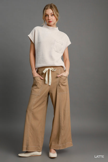 Wide Leg Pull on Pants, Comfort and a Sophisticated Style