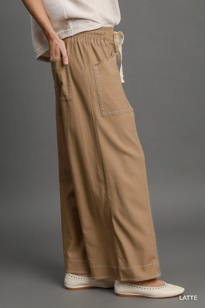 Wide Leg Pull on Pants, Comfort and a Sophisticated Style