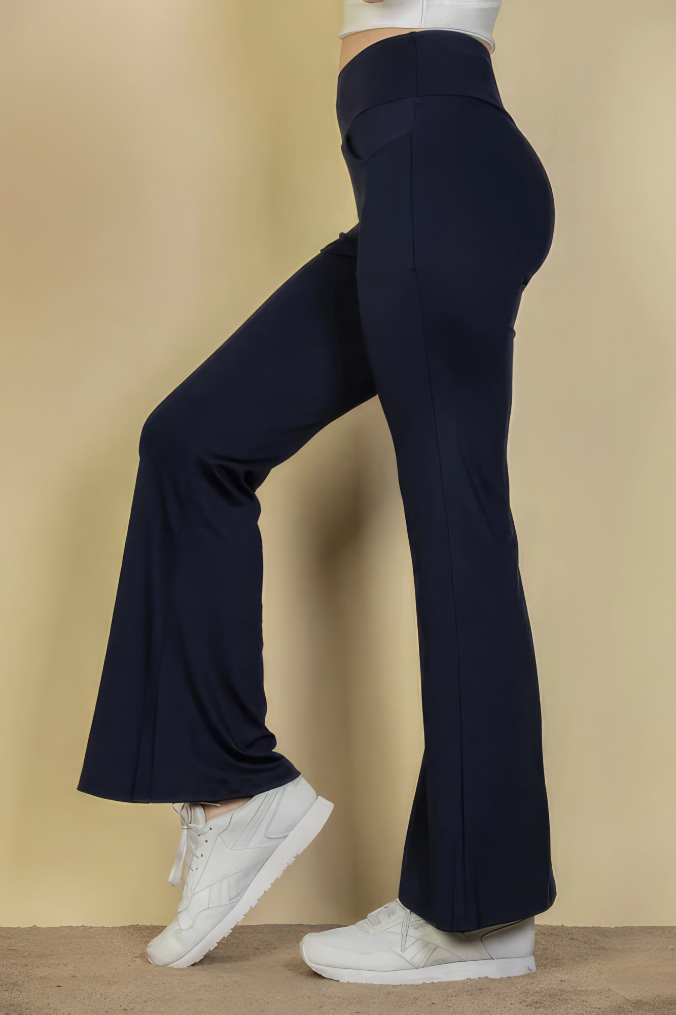 Dragonfly Lane Boutique High Waisted Front Pocket Flare Pants SALE