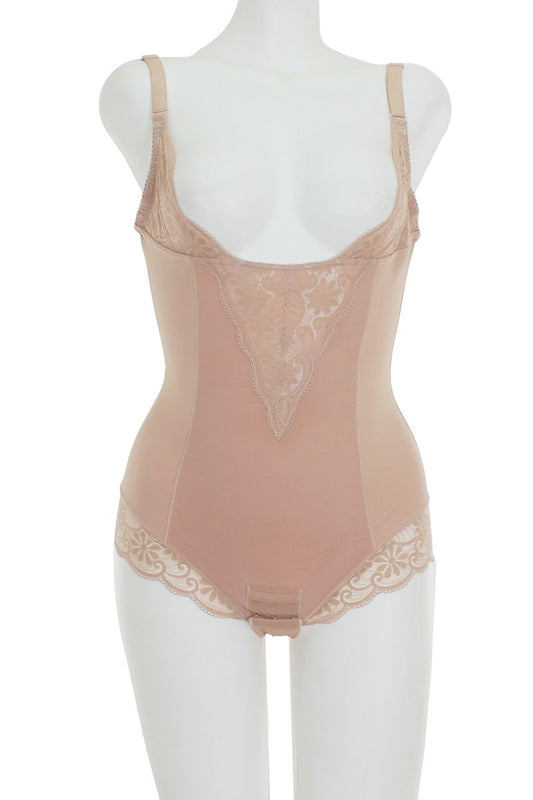 Dragonfly Lane Boutique Lace And Mesh Bodysuit Shapewear