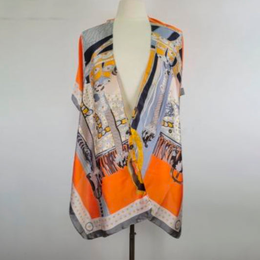 Dragonfly Lane Boutique Multi Print Silky Scarf And Shawl