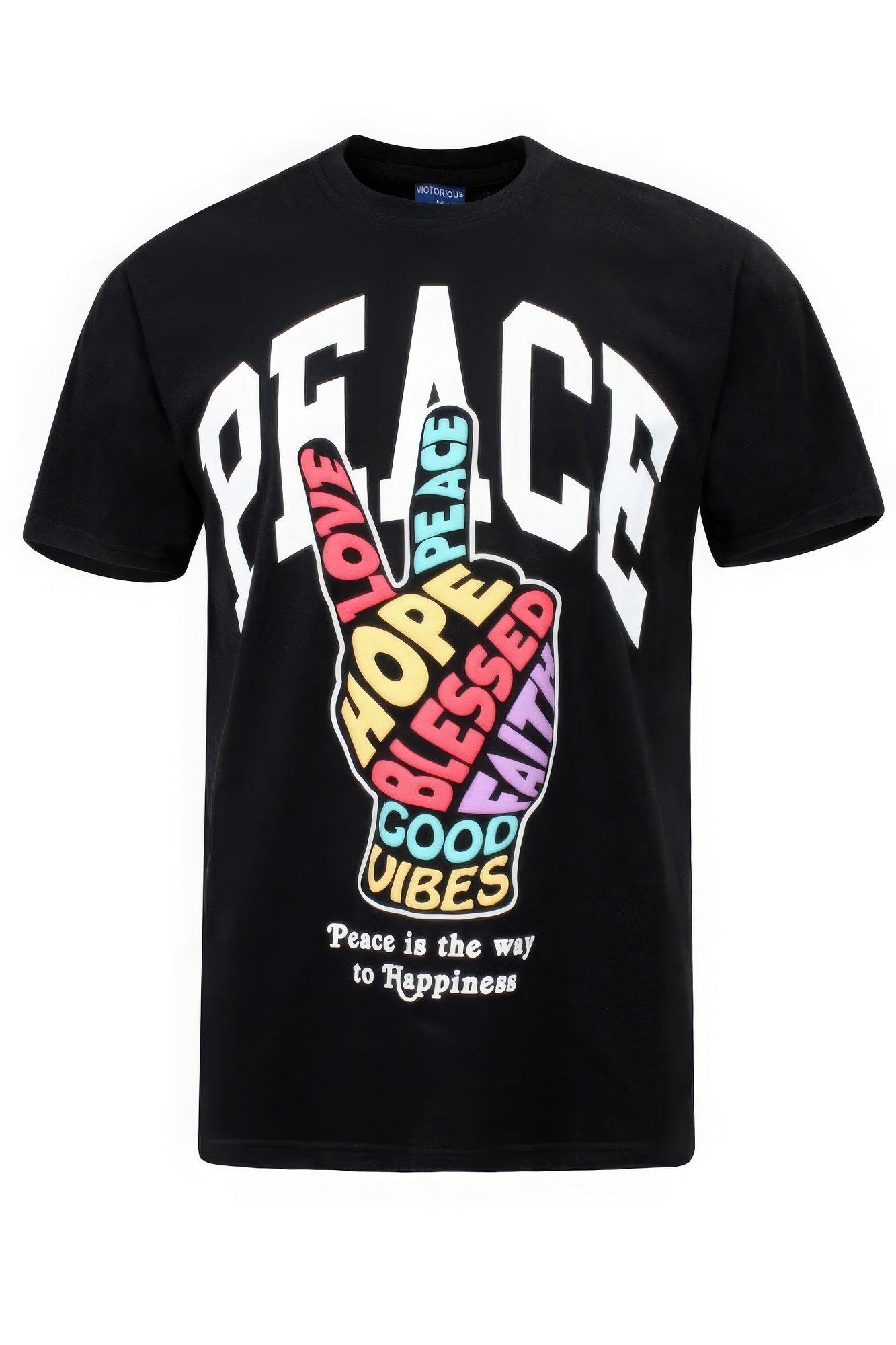 Dragonfly Lane Boutique Peace Hand Sign T-shirts MENS