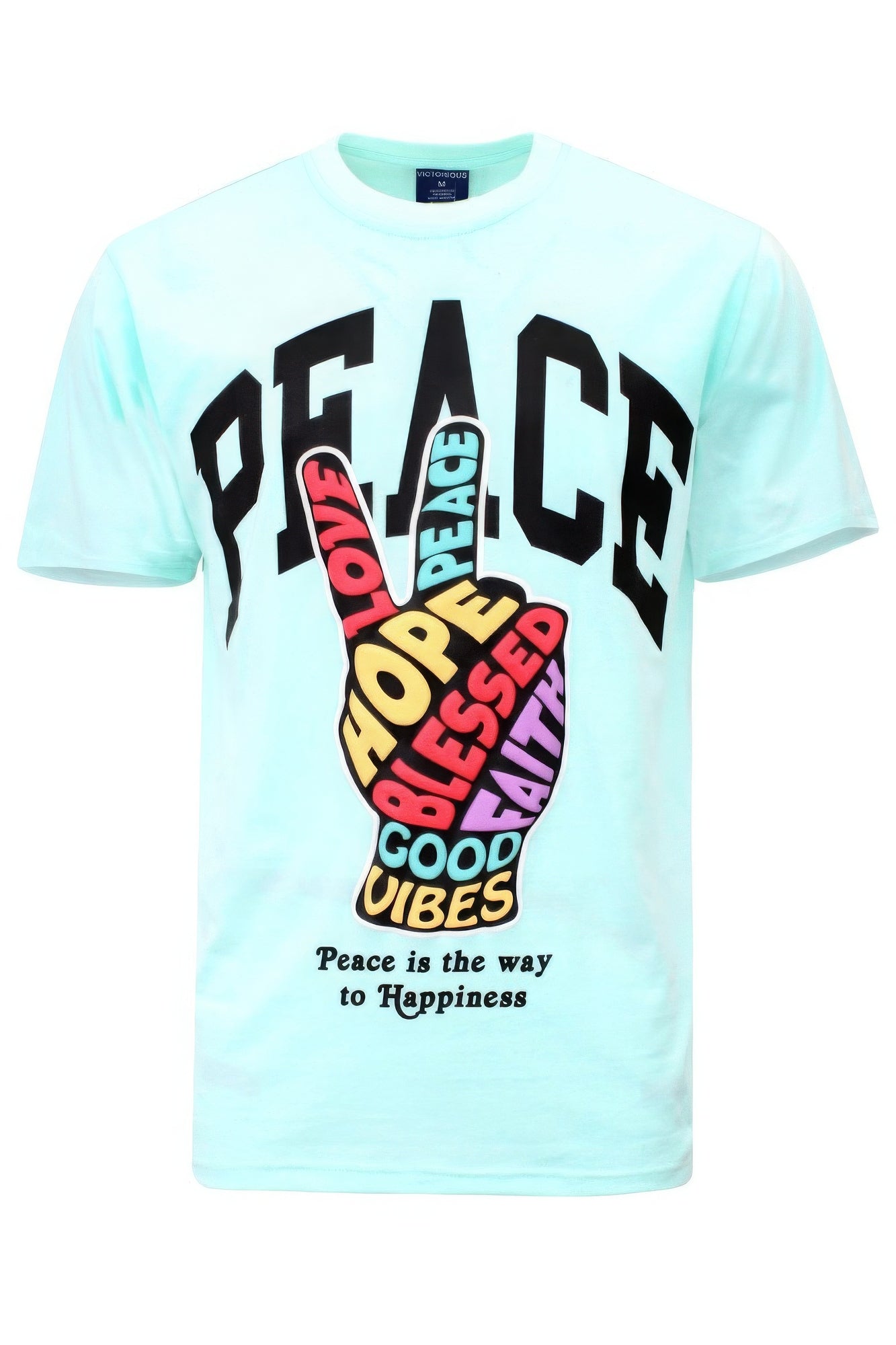 Dragonfly Lane Boutique Peace Hand Sign T-shirts MENS