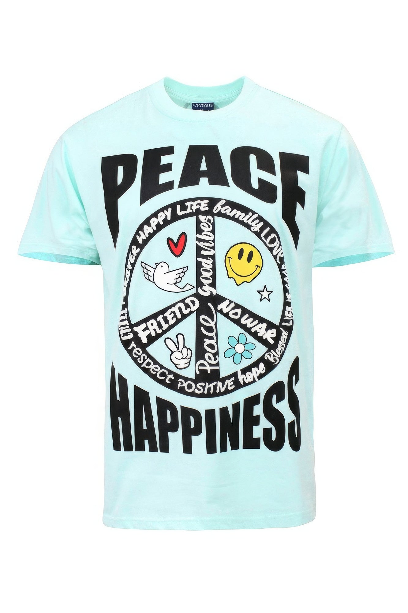 Dragonfly Lane Boutique Peace Happiness T-shirts MENS