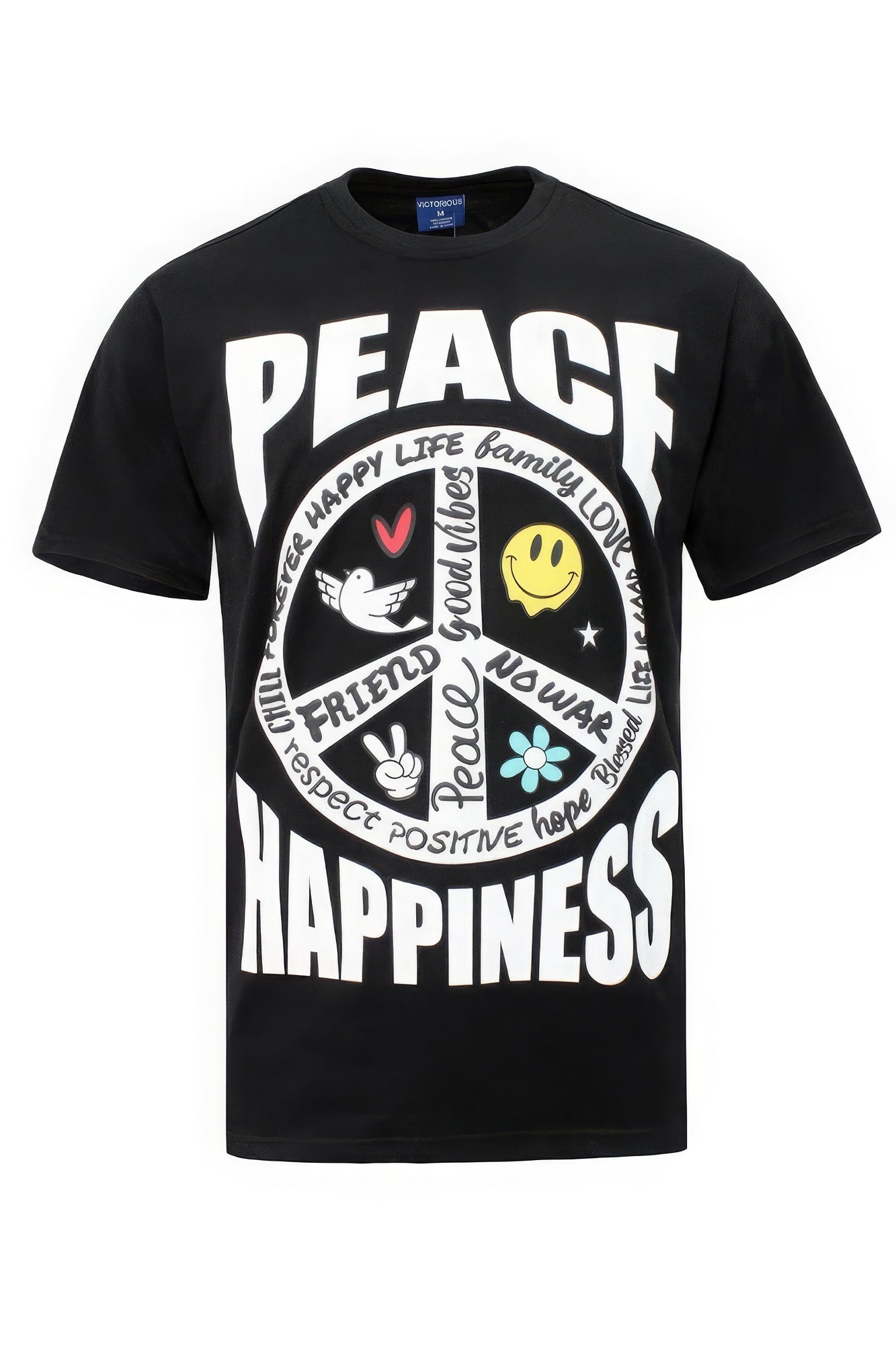 Dragonfly Lane Boutique Peace Happiness T-shirts MENS