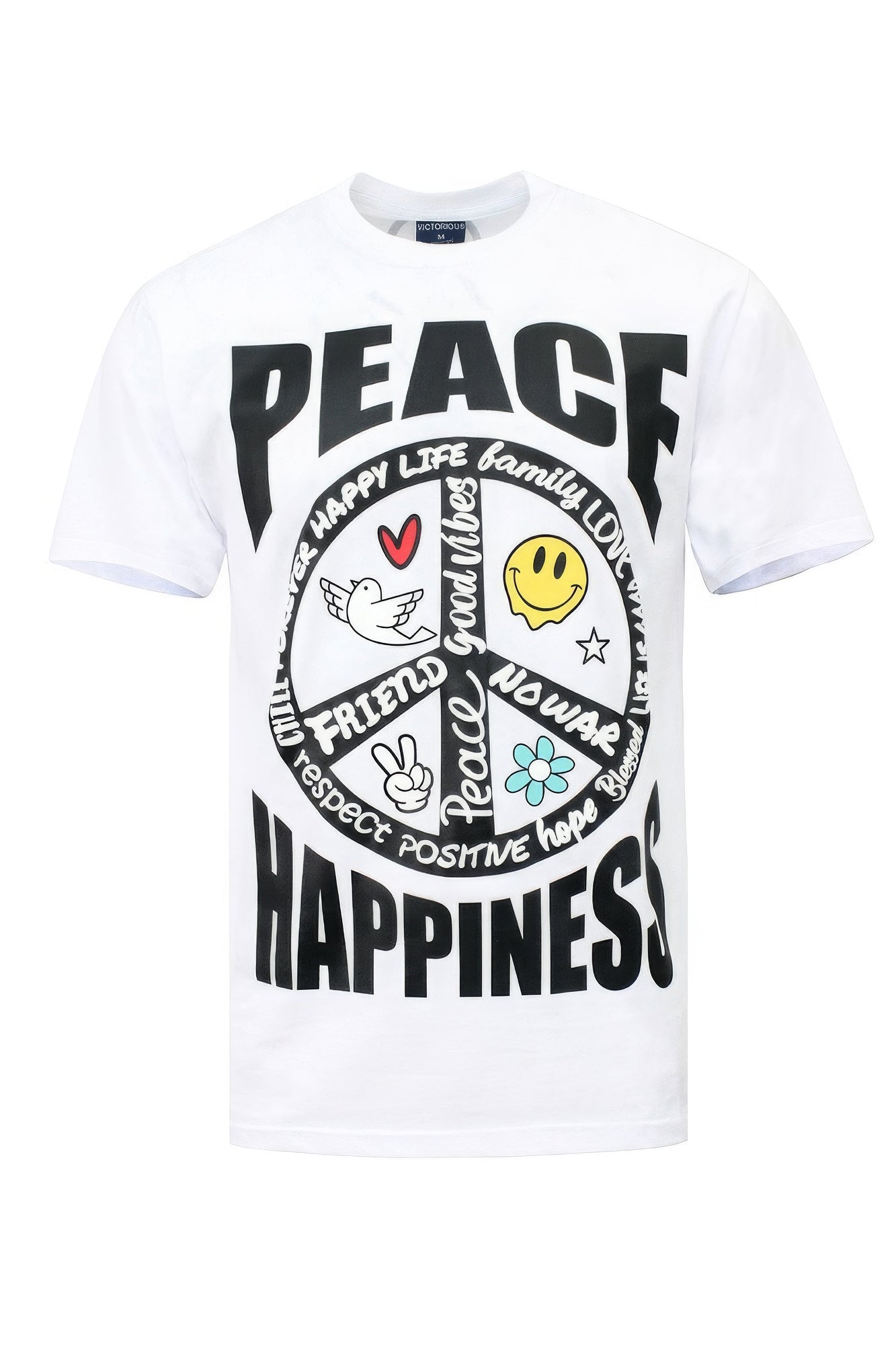 Dragonfly Lane Boutique Peace Happiness T-shirts MENS