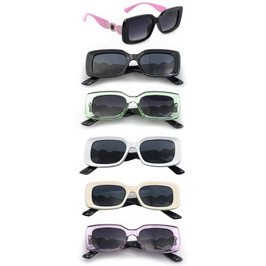 Dragonfly Lane Boutique Square fashion sunglasses